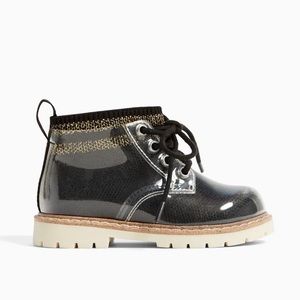Zara Lace Up Boots w/side zip